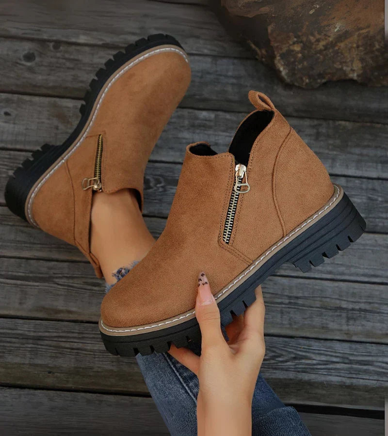 Sofia - Urban Comfort Boot med lynlås