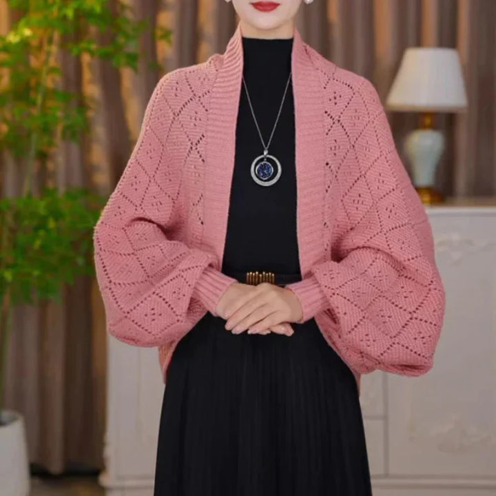 Beatriz - Cardigan i åbent strik