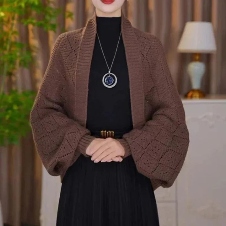 Beatriz - Cardigan i åbent strik