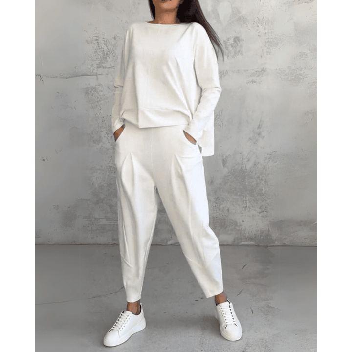 MELINA - Elegant loungewear-sæt