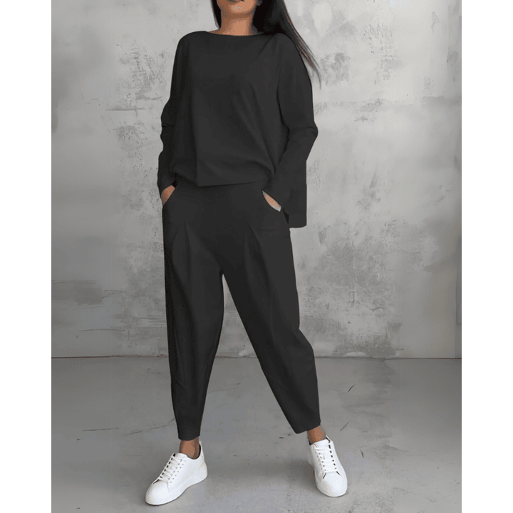MELINA - Elegant loungewear-sæt