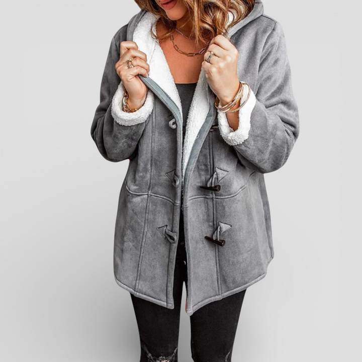 Amanda - Varm jakke med fleeceforing