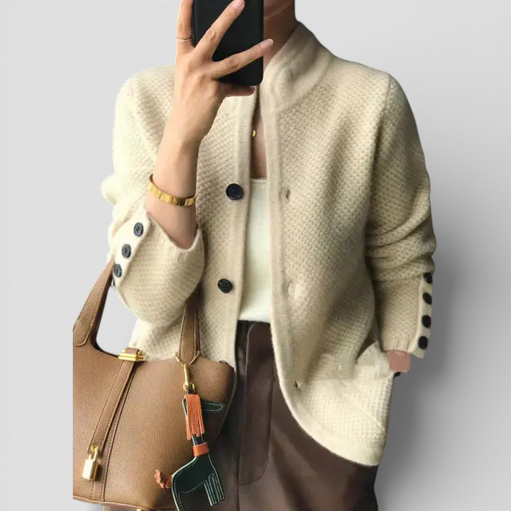 Claire - Cardigan i kashmirblanding