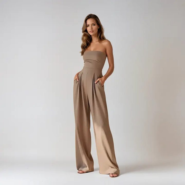 Malene - Stropløs jumpsuit