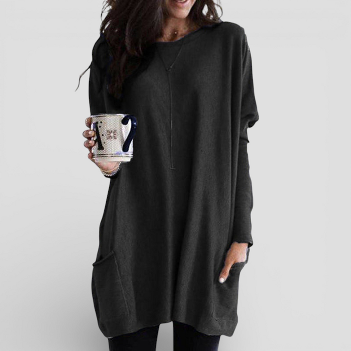 Elise - Afslappet top med lommer