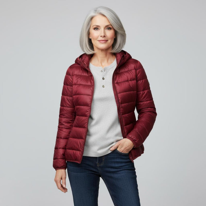 Karen - Let og elegant polstret jakke