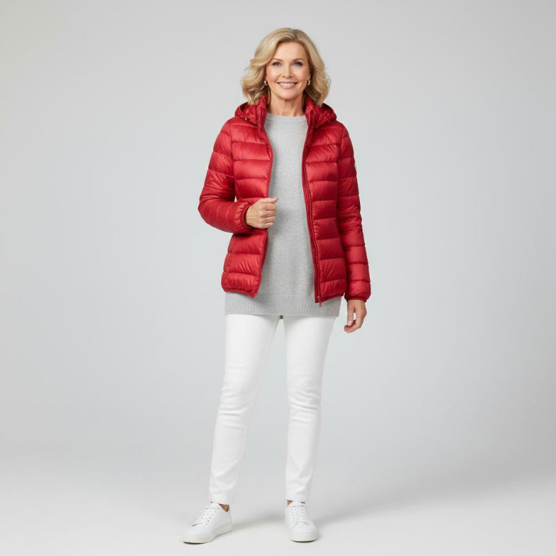 Karen - Let og elegant polstret jakke