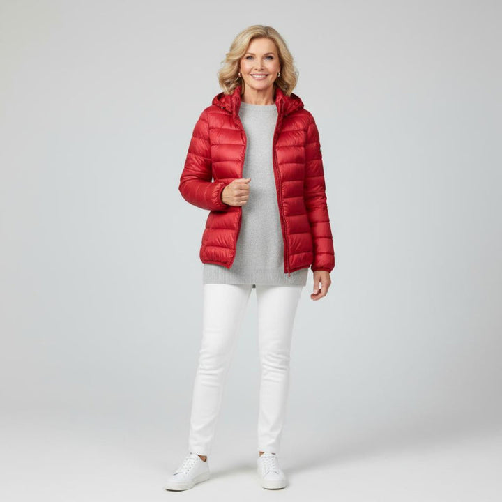 Karen - Let og elegant polstret jakke