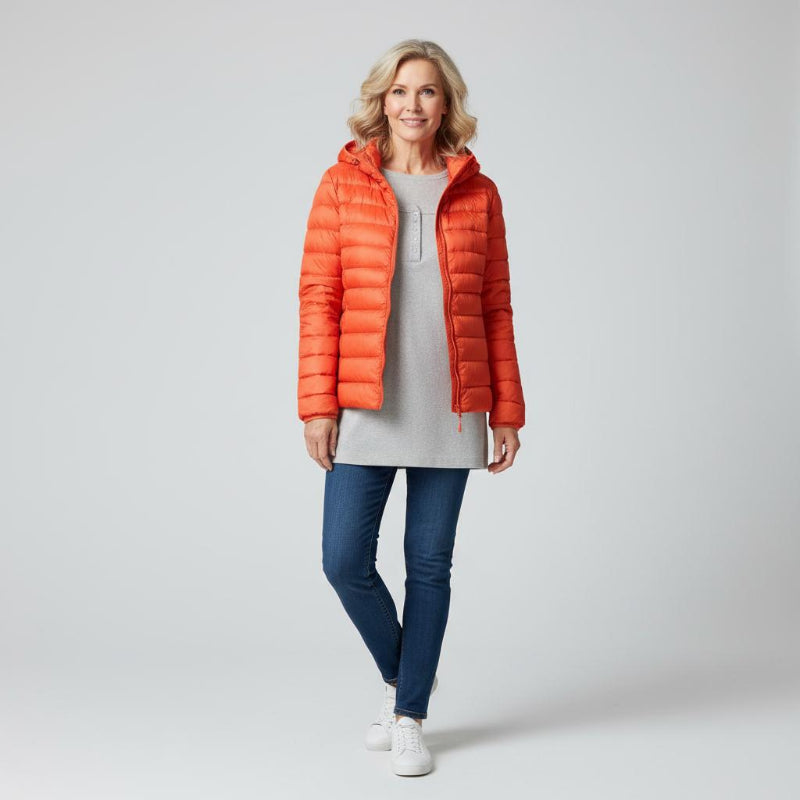 Karen - Let og elegant polstret jakke