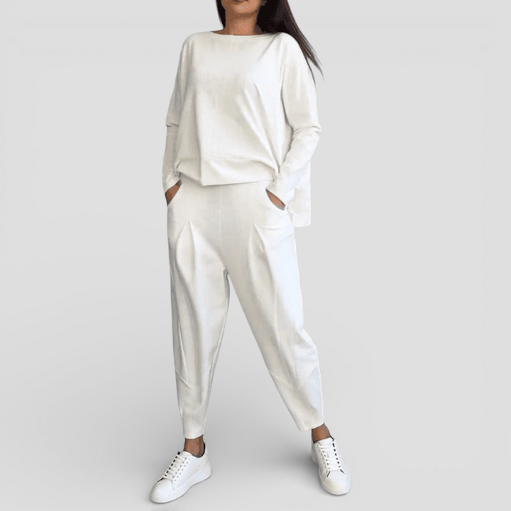 MELINA - Elegant loungewear-sæt