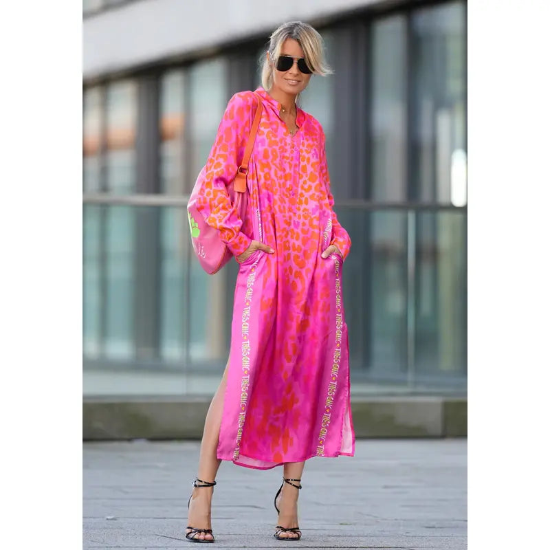 Leopard - Komfortabel kjole