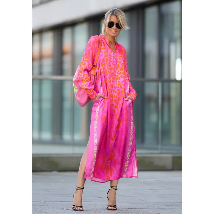 Leopard - Komfortabel kjole