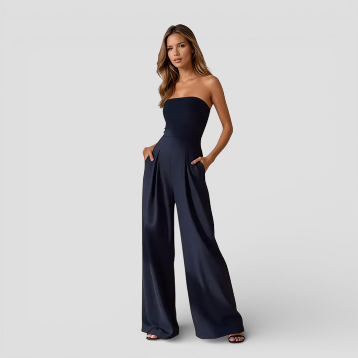 Malene - Stropløs jumpsuit