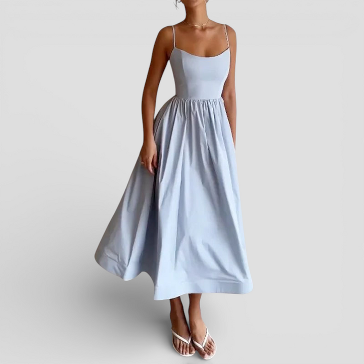 Martina - Elegant midi med stropper