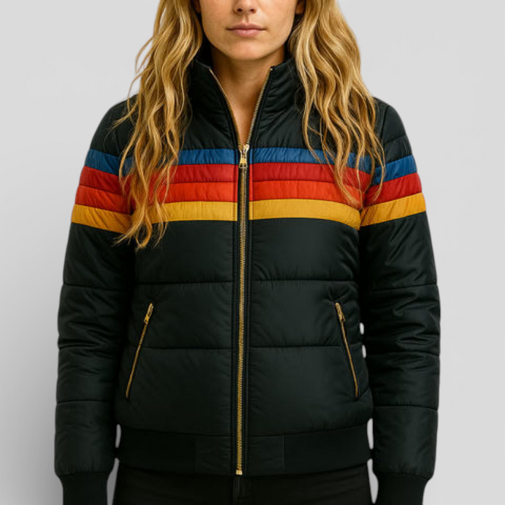 Mergret - Polstret jakke med hætte