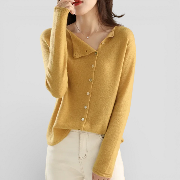 Mireille - Strikkede cardigan med elegante knapper