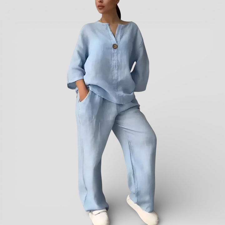 Nilsa - Margherita linned-sæt