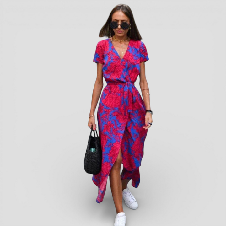 Nuvia - V-hals A-line kjole