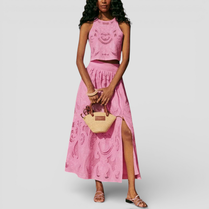 Olympe - Elegant 2-delt kjole