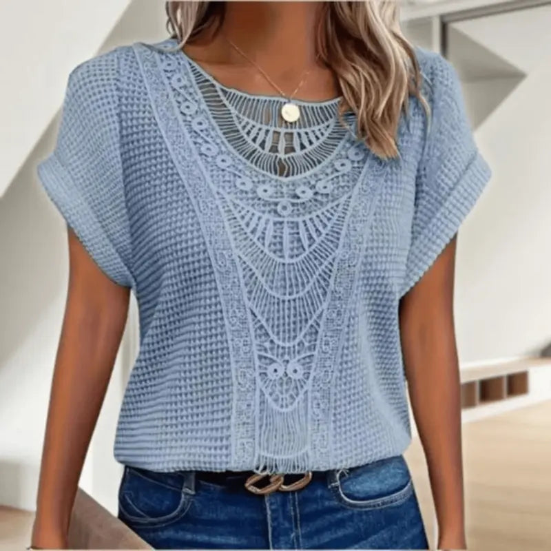 Karin - Elegante Ibiza-style blouse