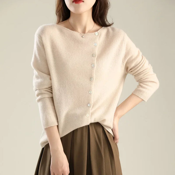 Mireille - Strikkede cardigan med elegante knapper