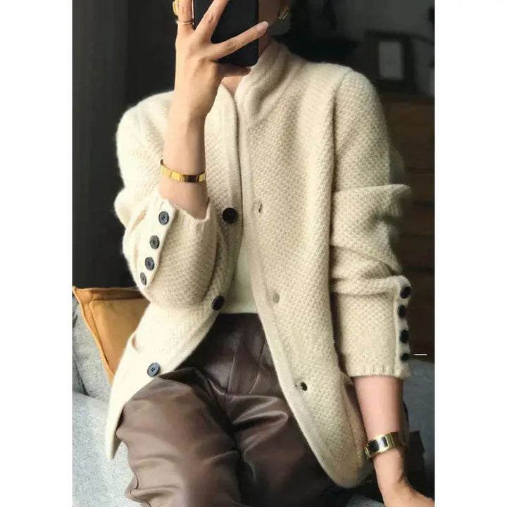 Claire - Cardigan i kashmirblanding