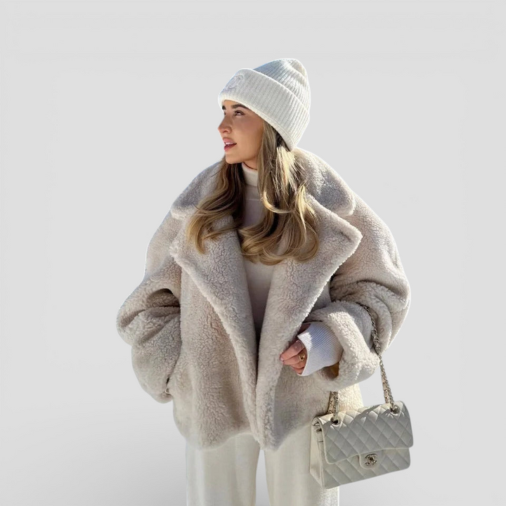 Teddy - Luksuriøs og varm shearling frakke
