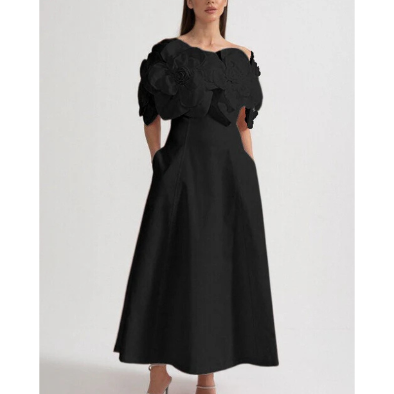 Merle - Blomstret midi-kjole