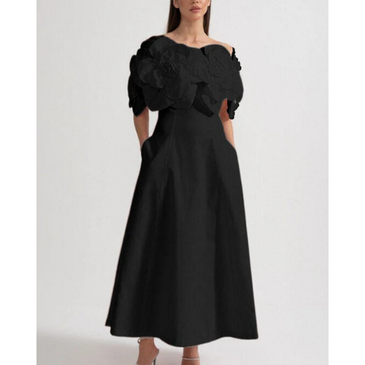 Merle - Blomstret midi-kjole