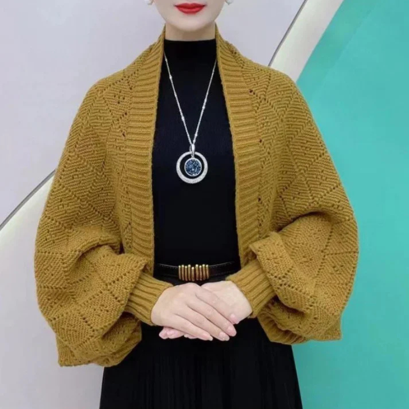 Beatriz - Cardigan i åbent strik