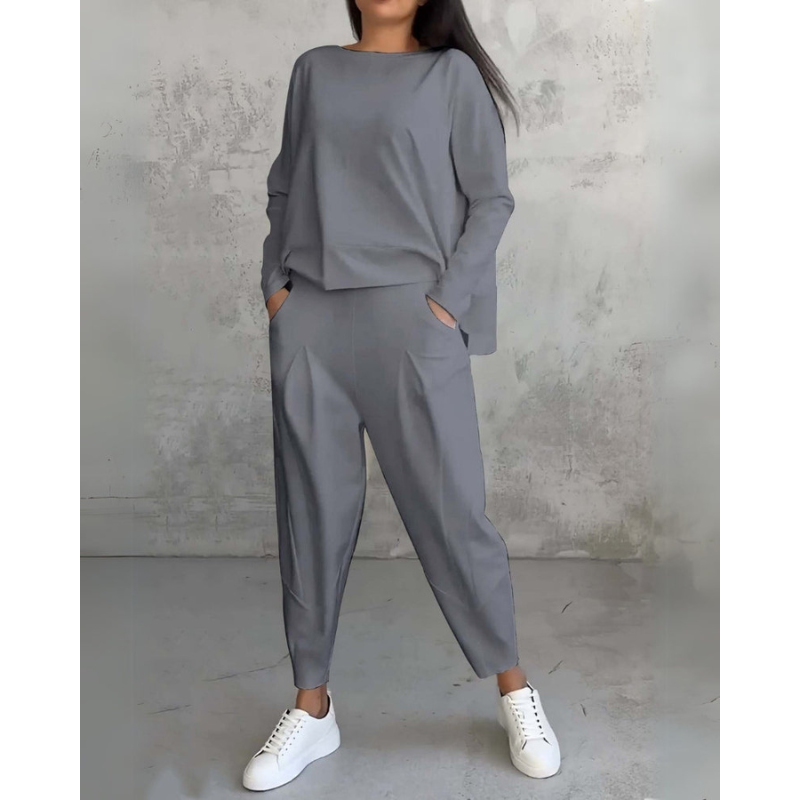 MELINA - Elegant loungewear-sæt