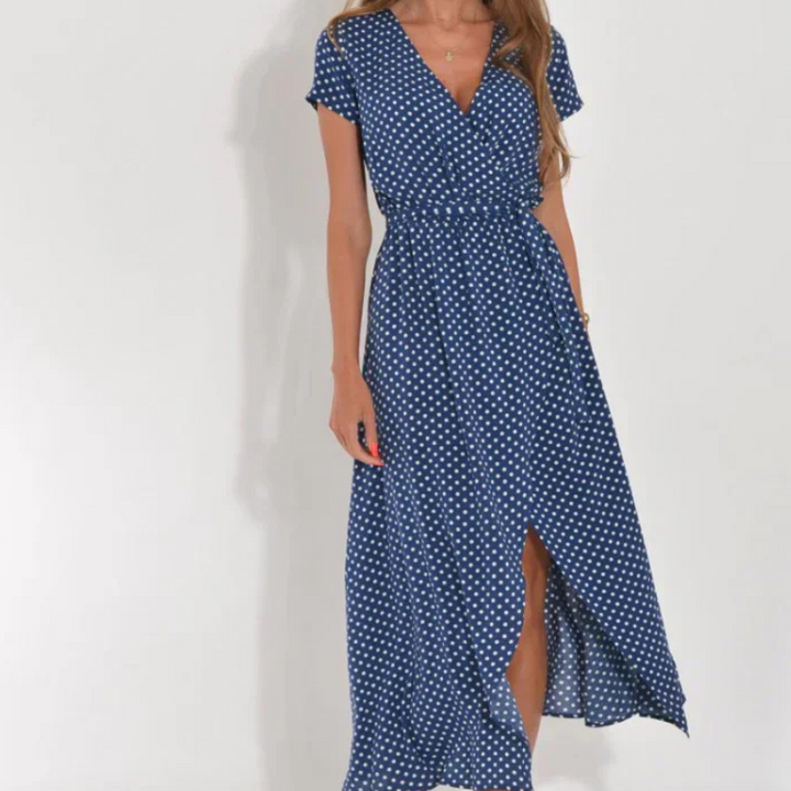 Nuvia - V-hals A-line kjole