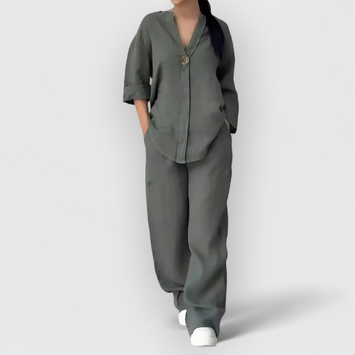 Nilsa - Margherita linned-sæt