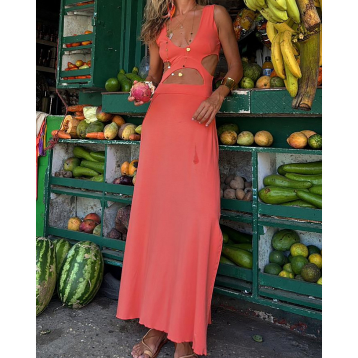 Berta - Sommerkjole med skulderstropper