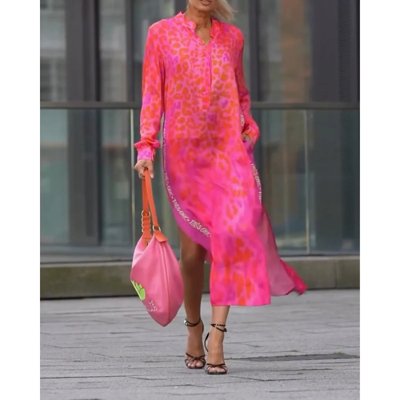 Leopard - Komfortabel kjole