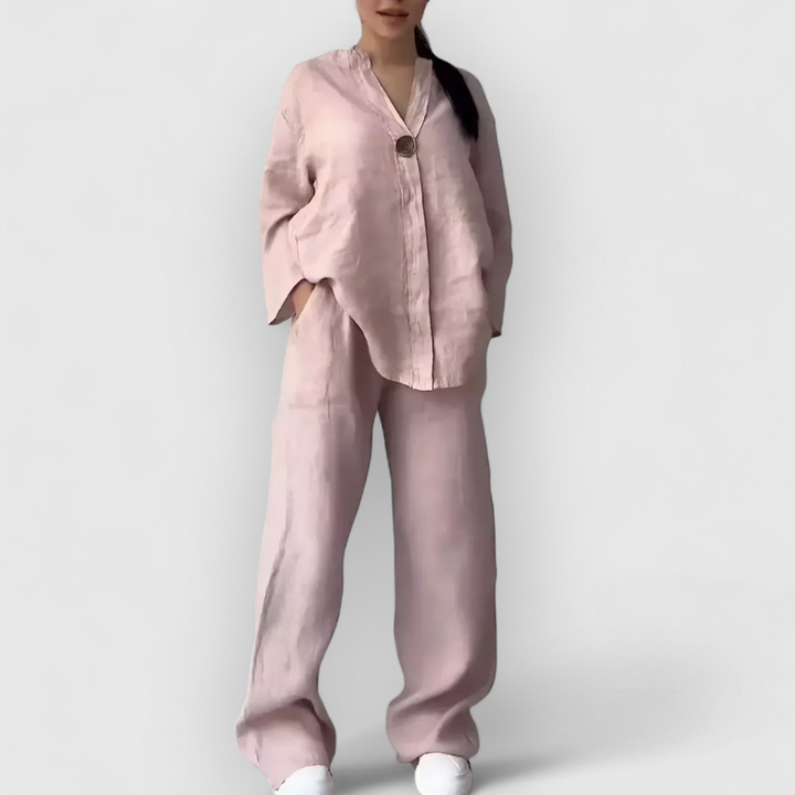 Nilsa - Margherita linned-sæt