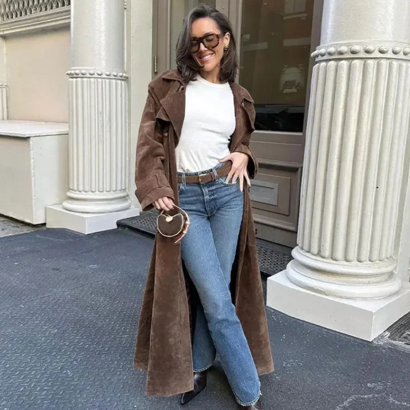 Sophie - Ruskindstrenchcoat