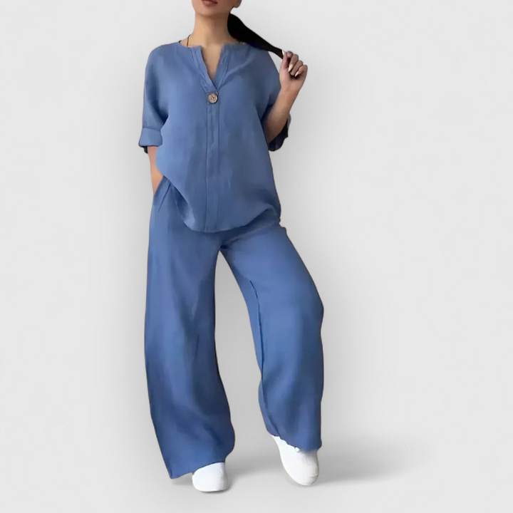 Nilsa - Margherita linned-sæt