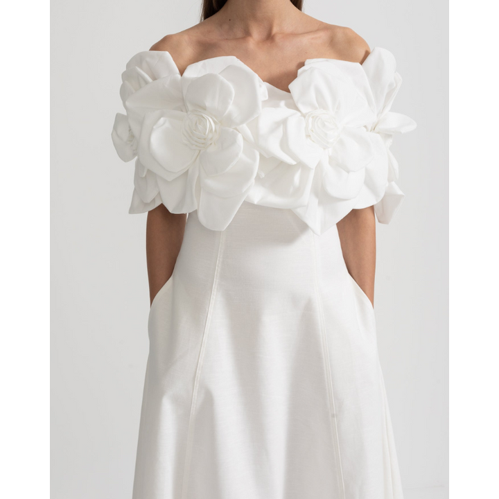 Merle - Blomstret midi-kjole