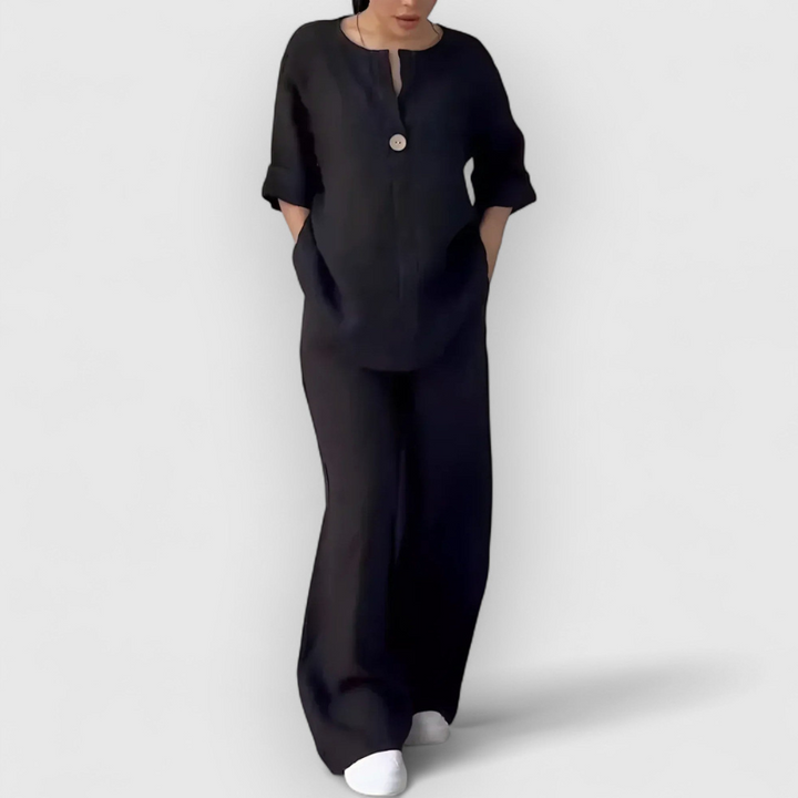 Nilsa - Margherita linned-sæt