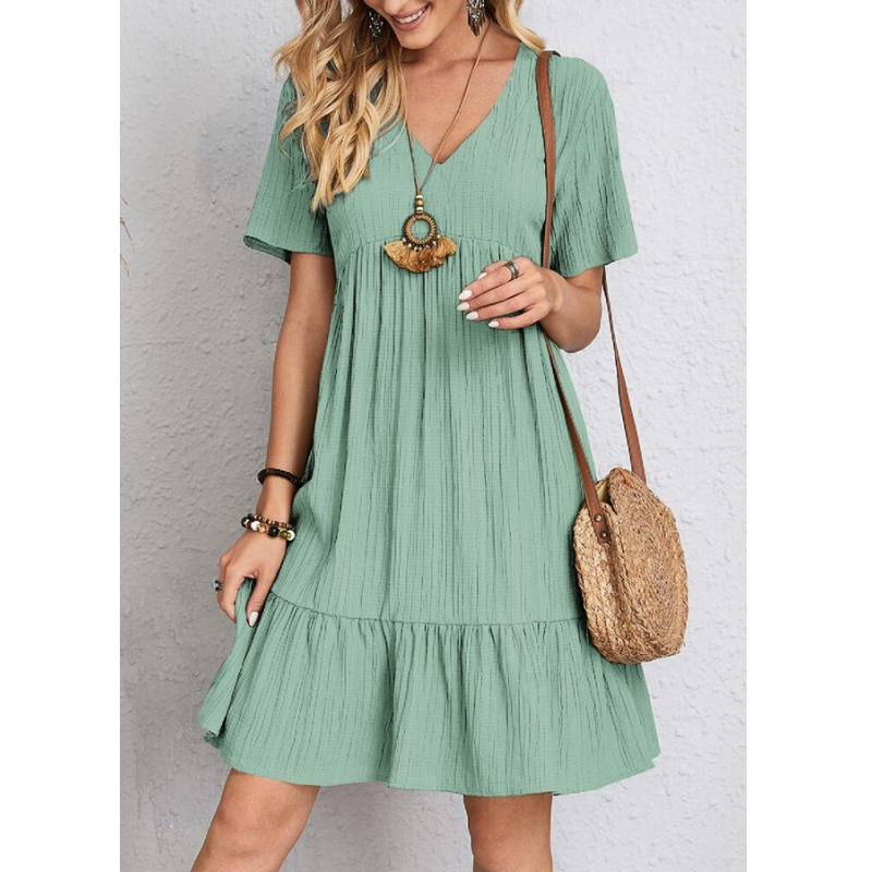 ANNIKA – Elegant Kjole med Mavekomfort