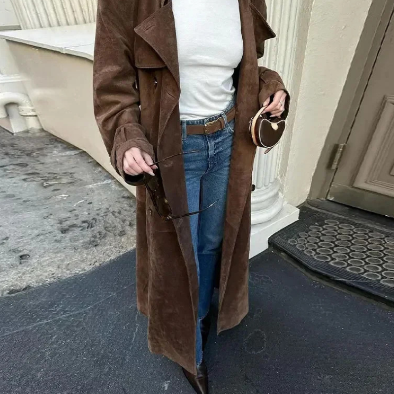 Sophie - Ruskindstrenchcoat