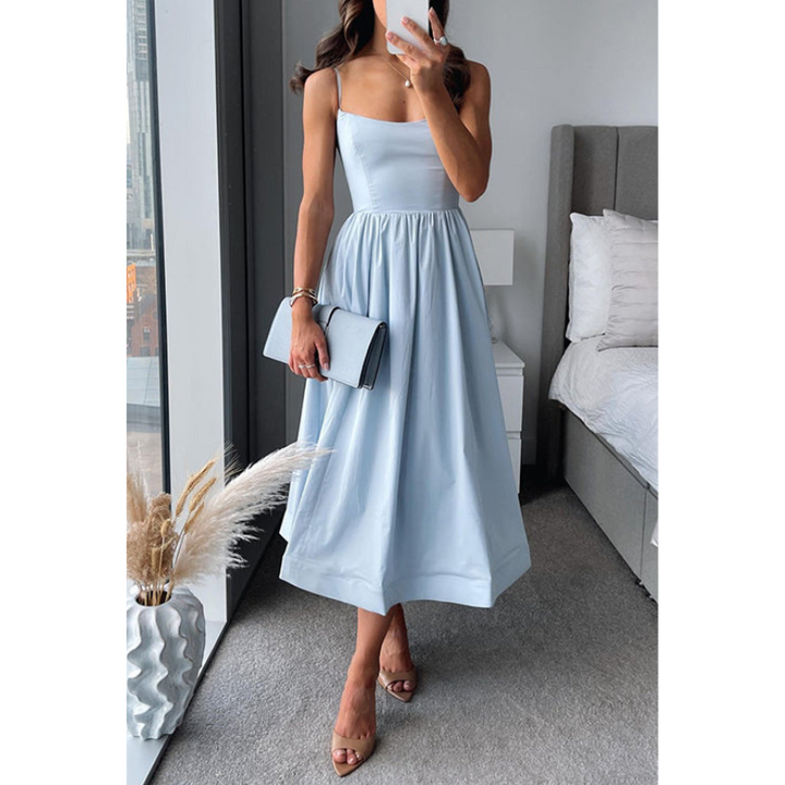 Martina - Elegant midi med stropper