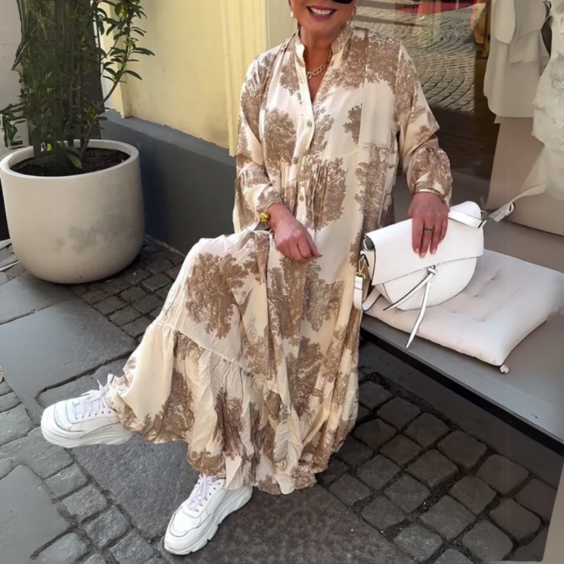 Mirone - Blomstret maxikjole