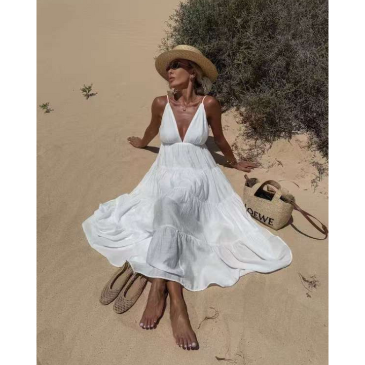 Alberte - Sensuel sommerkjole med stropper