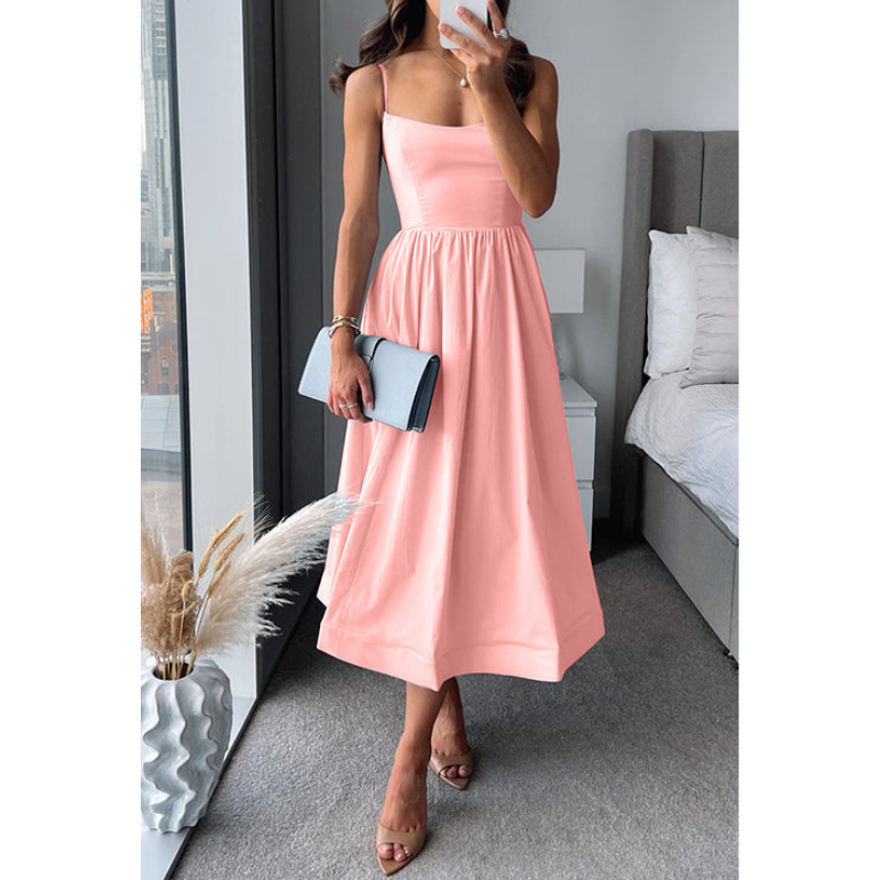 Martina - Elegant midi med stropper