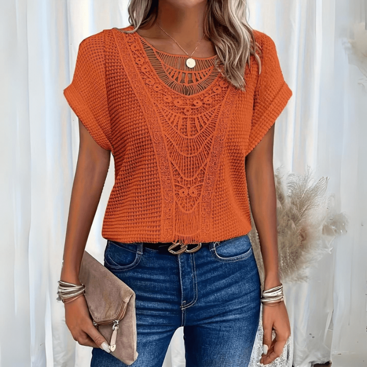 Karin - Elegante Ibiza-style blouse