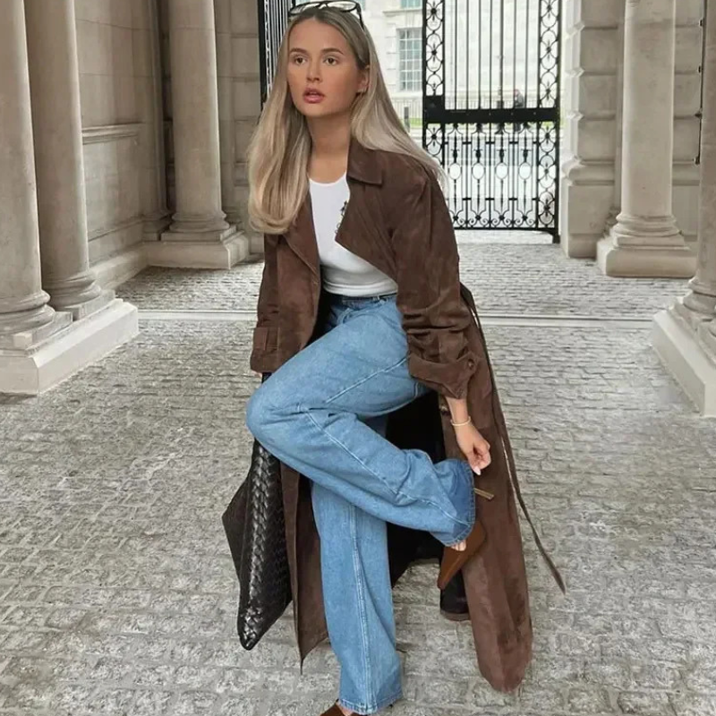 Sophie - Ruskindstrenchcoat