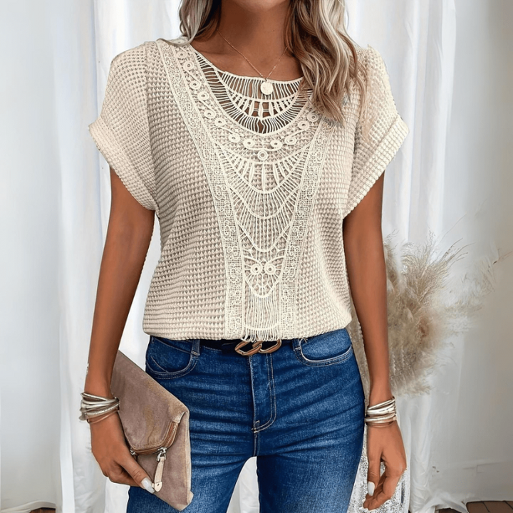 Karin - Elegante Ibiza-style blouse