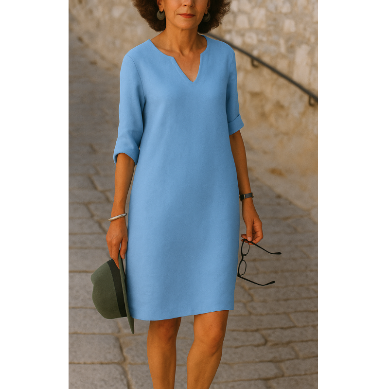 RIA - Elegant V-udskæringskjole